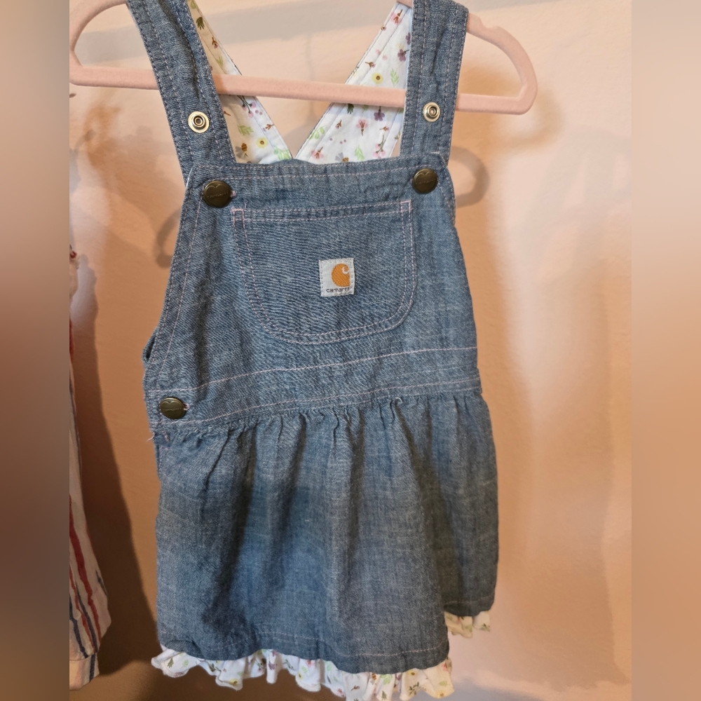 Carhartt Blue Denim Dress 18 Months